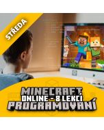 Virtuální Programování v Minecraftu - 8 lekcí. Středa 16:00 - 17:15 hodin