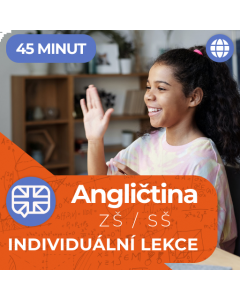 Online doučování angličtiny - individuální lekce (45 minut)