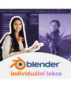 Online modelování v Blenderu - individuální lekce (60 minut)