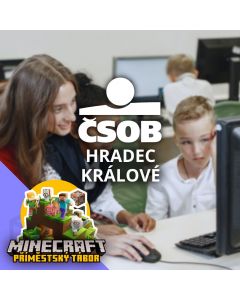Příměstský tábor Minecraft pokročilý pro ČSOB - Hradec Králové se slevou