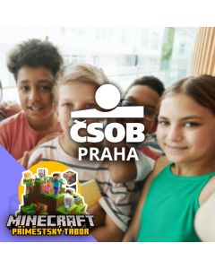 Příměstský tábor ČSOB_Minecraft_7. turnus: 14.8. - 18.8.2023 PRAHA