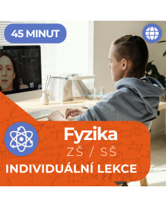 Online doučování z fyziky - individuální lekce (45 minut)