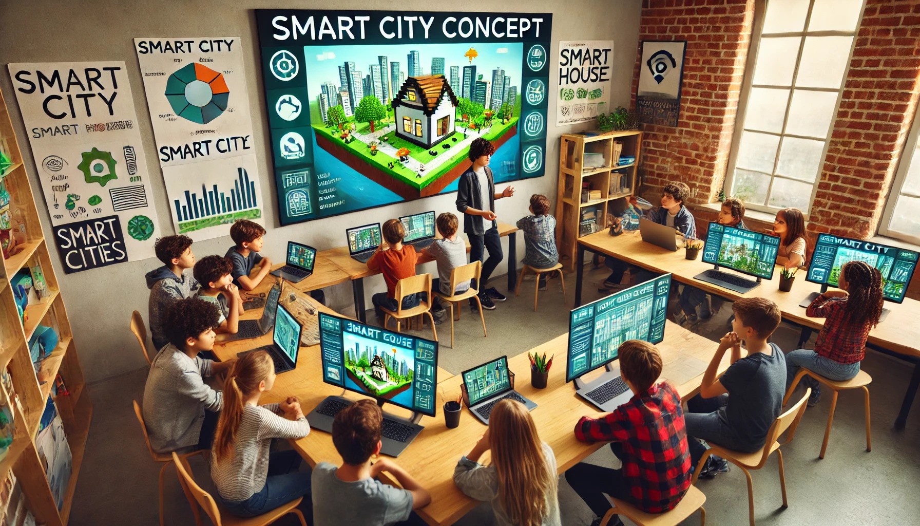 Minecraft Kroužky - Smart City