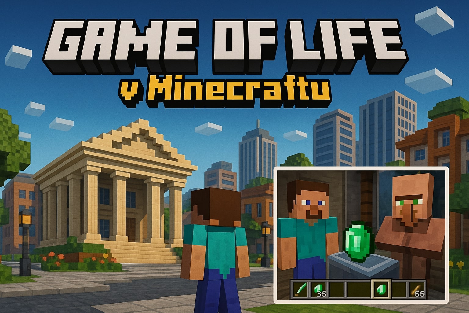 Game of Life v Minecraftu: Příběh vzniku a technologické zákulisí