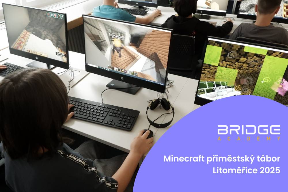 Minecraft příměstský tábor Litoměřice 2025 – Nezapomenutelné léto pro děti od 6 let