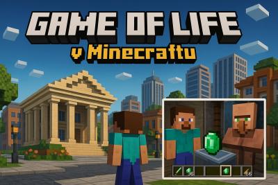 Game of Life v Minecraftu: Příběh vzniku a technologické zákulisí