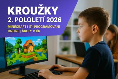 Kroužky pro děti na 2. pololetí 2026 – nové technické, IT a kreativní programy v českých školách